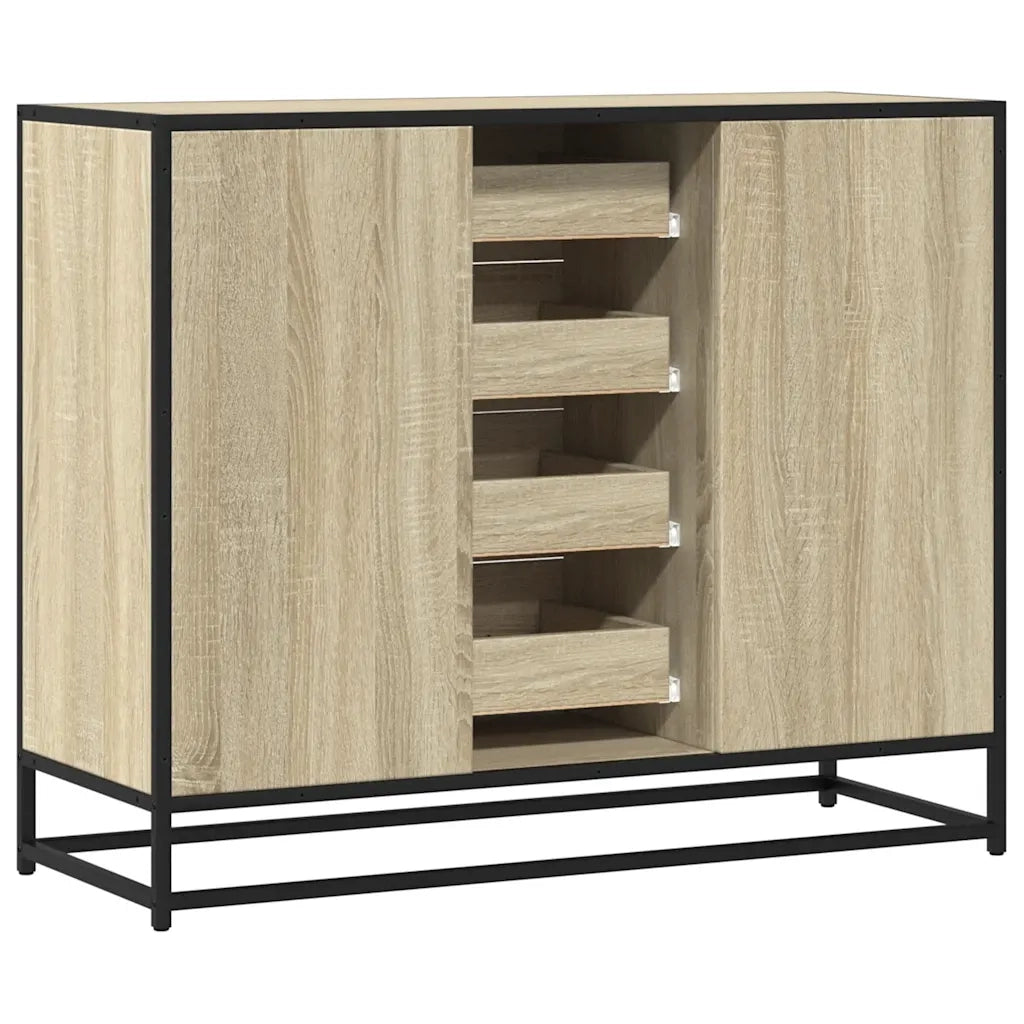 Credenza Rovere Sonoma 92x35x76 cm in Legno Multistrato 3300826