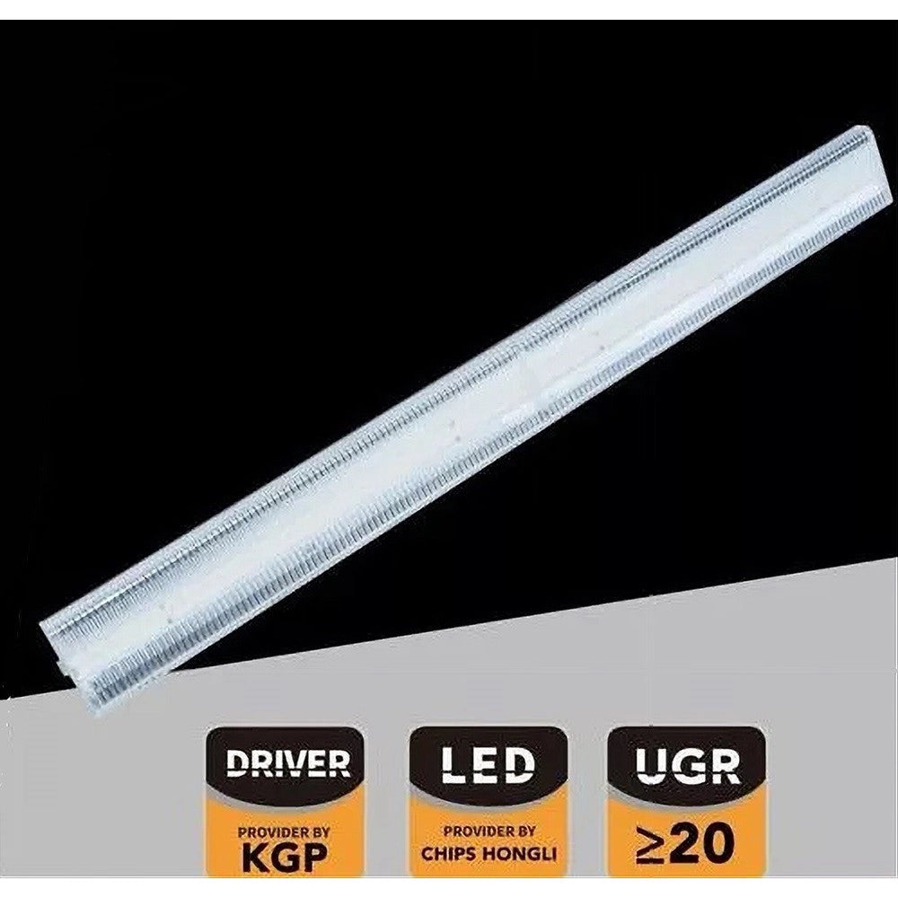 Trade Shop - Lampada Faretto Da Binario Trifase 40 Watt 6000lm Cct 90° Ip20 Bianco Pt4-120-b3c -