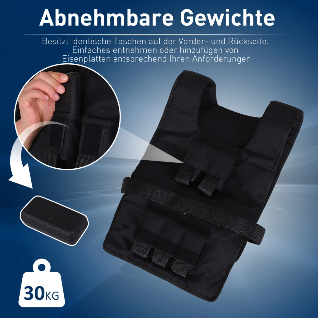 Gilet Zavorrato 15 KG ¨C zephmum ¨C Nero