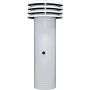 ESALATORE FUMI  LAMIERA VERN BIANCA CM 14
