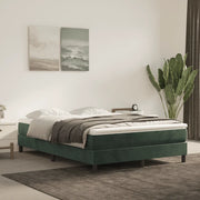 Materasso a Molle-Materasso per letto Verde Scuro 140x210x20 cm in Velluto