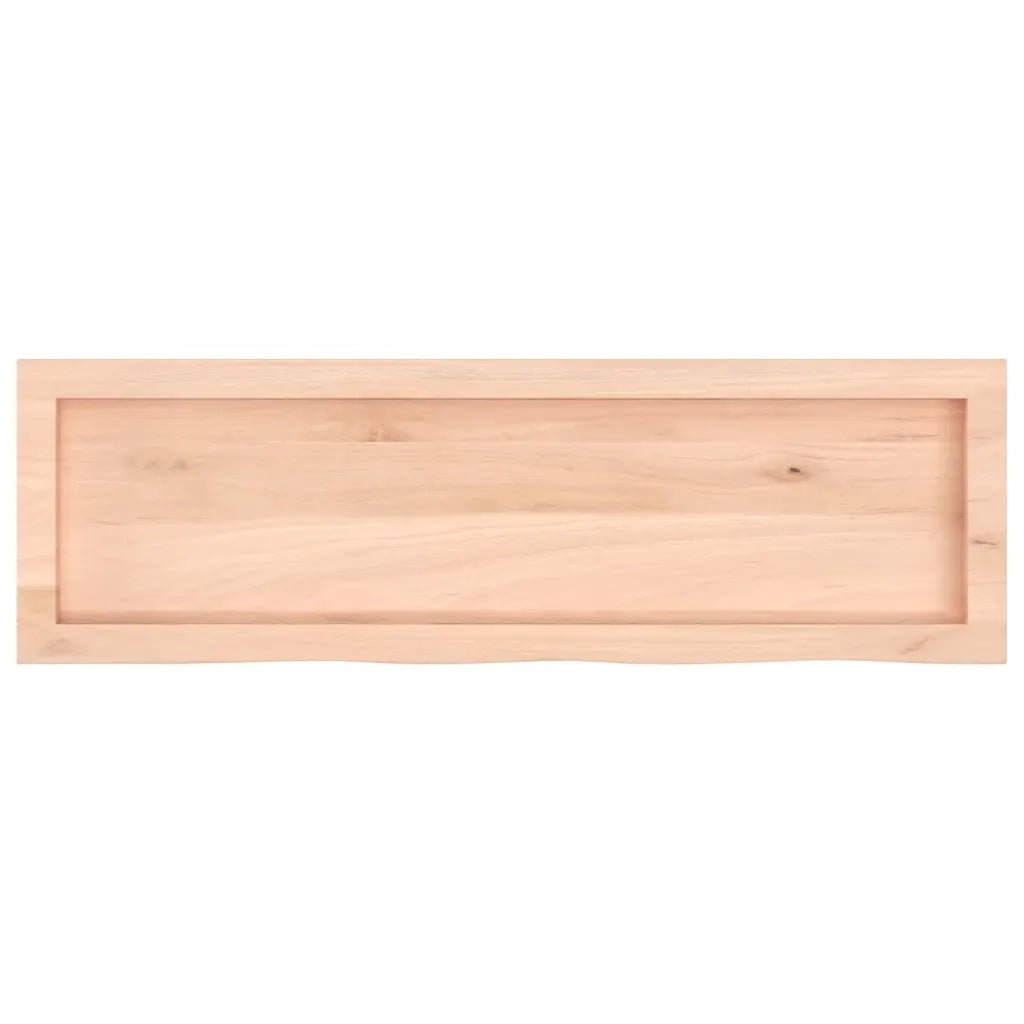 Mensole Parete | Scaffale a Parete | Ripiano a Parete 100x30x(2-4) cm Massello Rovere Non Trattato