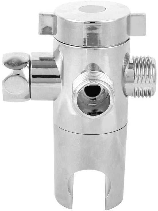 Accessorio da doccia con fissaggio a tre vie - Doccia con vite in ABS resistenti all'usura - Facile da installare - Adatto per tubi da doccia standard - Accessorio da bagno pratico - Doccia con rubinetto