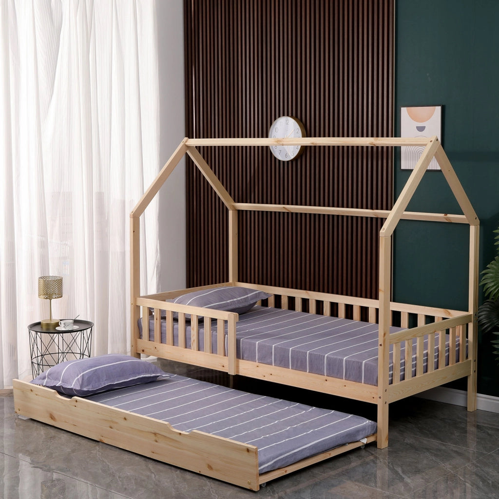 Cassetto-letto bianco