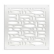 FLASHPOINT - Pannello in PVC traforato - Parasole Colore: bianco, Misura: 98x98 cm