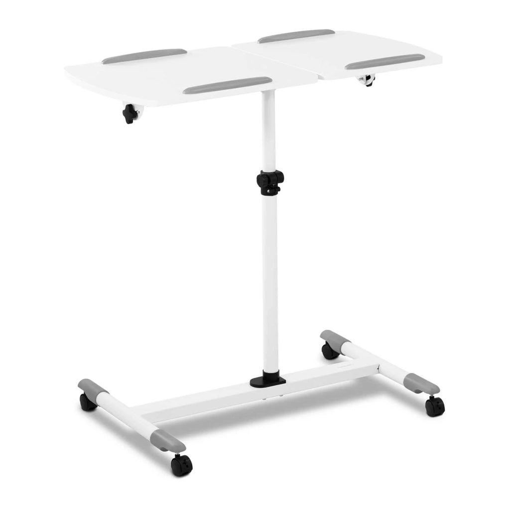 Tavolo per laptop scrivania regolabile in altezza tavolo mobile su rotelle 43 x 91 cm altezza: 70 - 110 cm 14_0005975