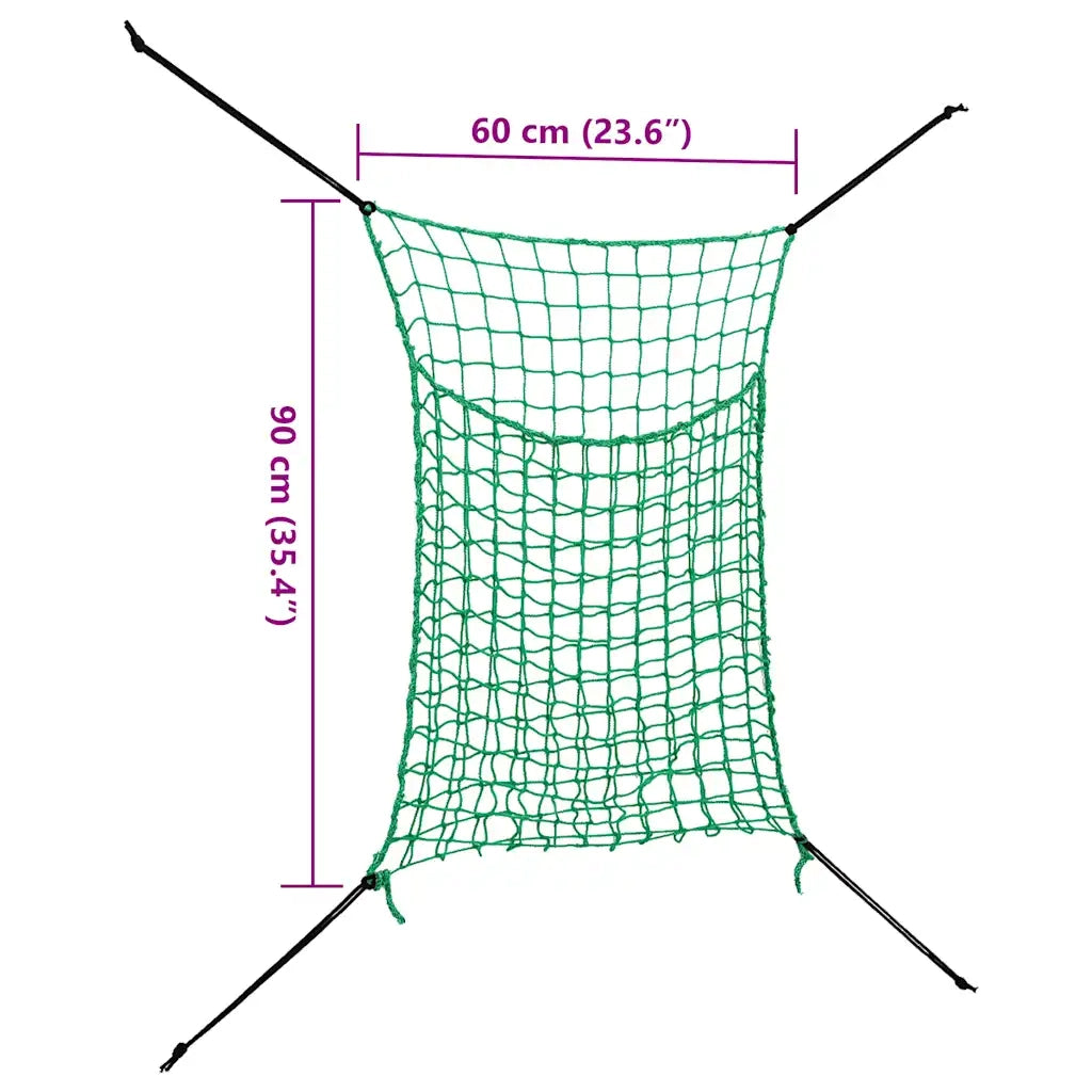 Reti per Fieno 2 pz Rettangolari 0,9x1 m PP CFW4411196