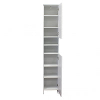 Mobile Bagno 28.5X28X173 Cm Legno-Acciaio