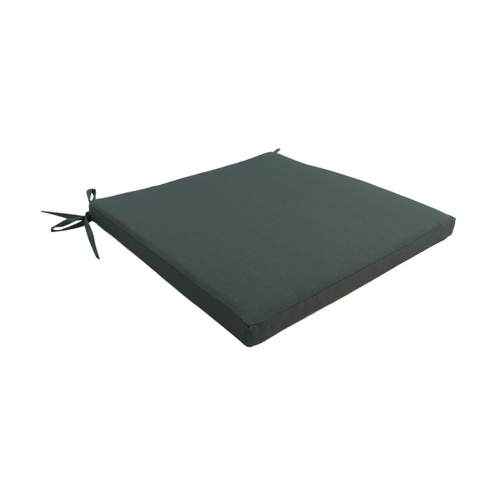 Set 4 cuscini per sedia da giardino, verde kaki