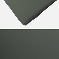 Set 4 cuscini per sedia da giardino, verde kaki