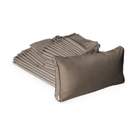 Set fodere per salotto tripoli, marrone