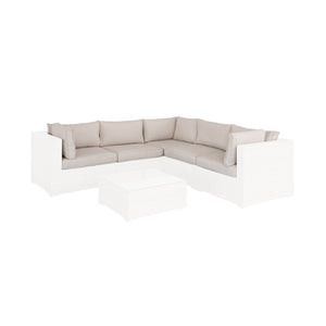 Copri cuscini per salotto da giardino, beige