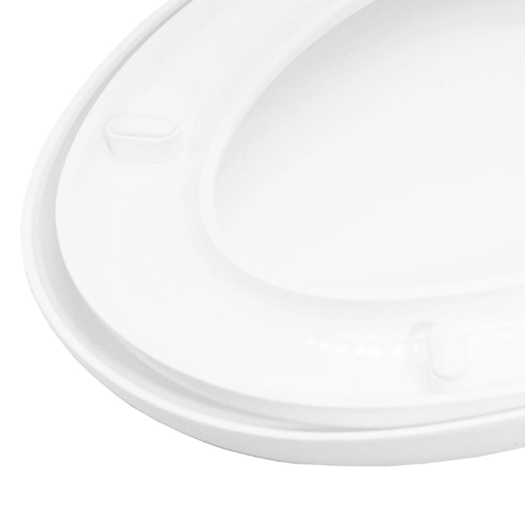 Sedile wc copri water tavoletta vaso universale bianco polipropilene pp sistema soft closing bagno *** pezzi 1