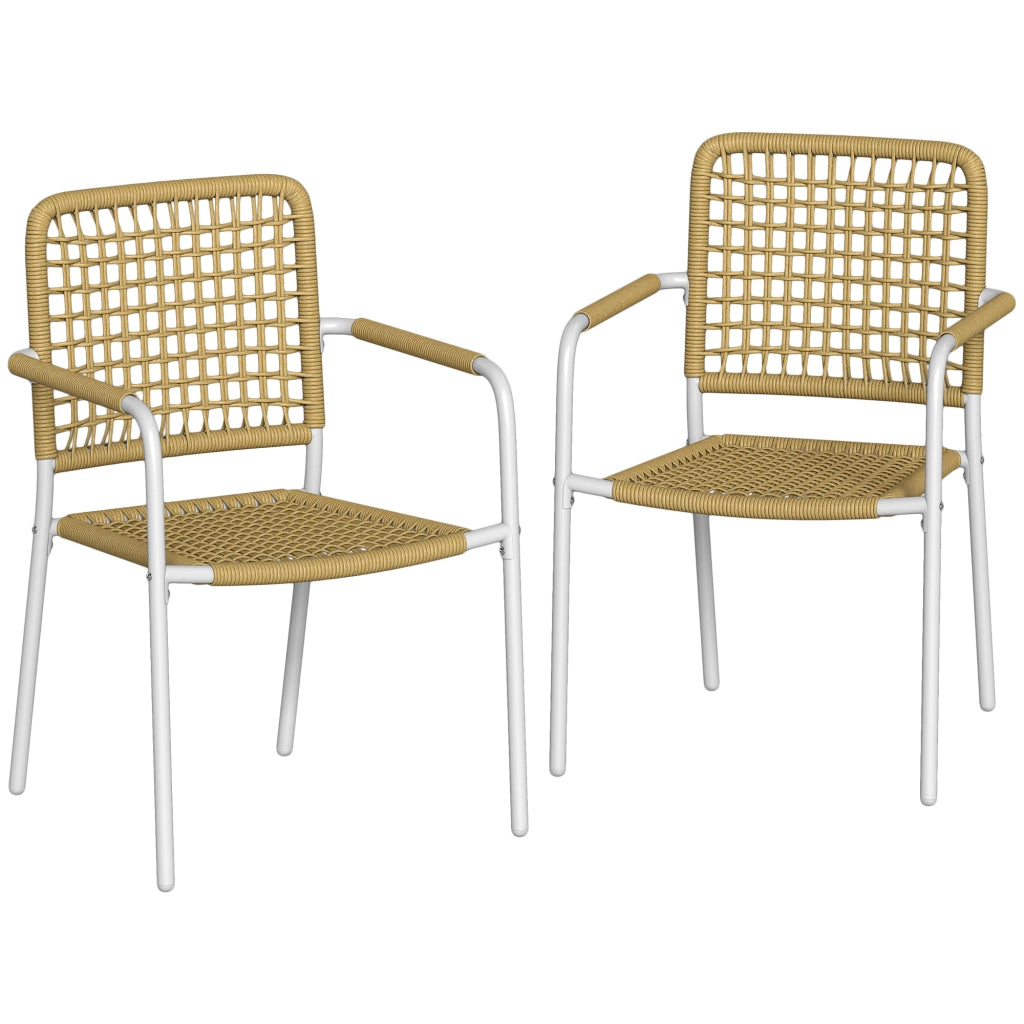 Sedia da pranzo con braccioli ¨C zephmum ¨C giallo 55x57x82