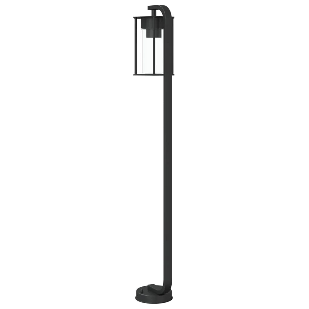 Lampade da terra per esterni 3 pezzi 100 cm acciaio inox nero 02_0042544