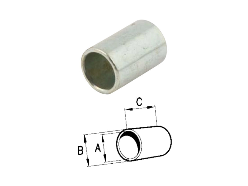 Bussola riduzione Cat.1-2-3 est. 25.4-37.8mm int. 19.3-28.4mm lung. 44-51mm - 50342