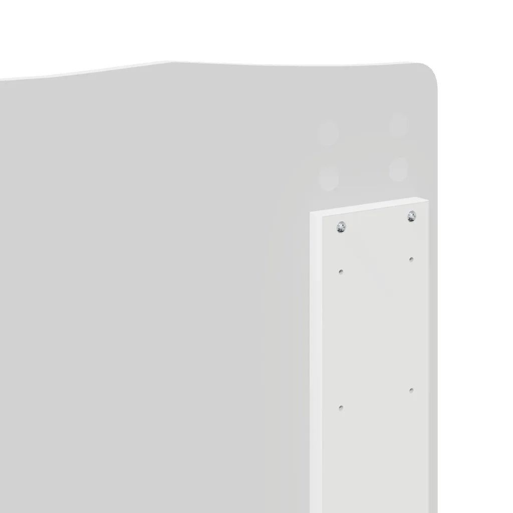 Testiera-Testata-Testiera Decorativa Bianco 180 cm Legno multistrato 678171
