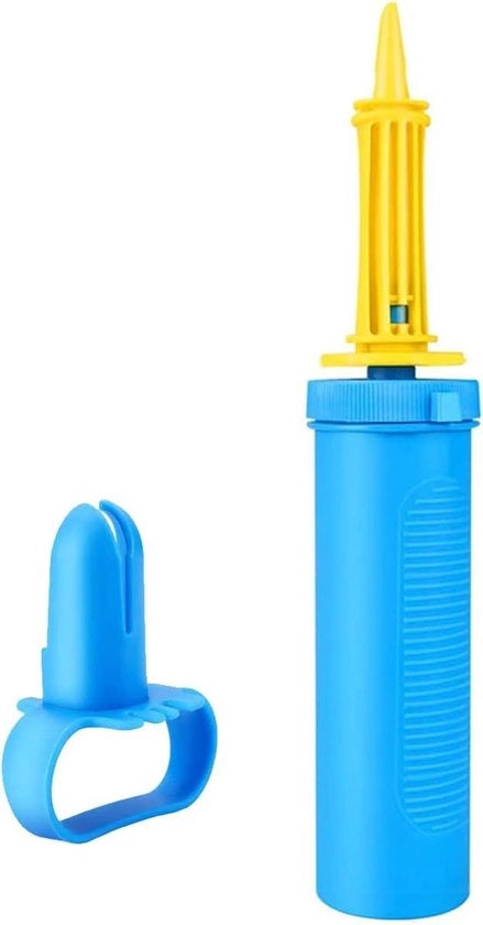 Inflatore manuale per party - Kit per gonfiare palloncini e attrezzi per legatura - Inflatore per palloncini blu 

Modello: 
Inflazione: 150 L/min
Materiali: Plastica
Dimensioni: 15 x 10 x 10 cm
Peso: 0,2 kg