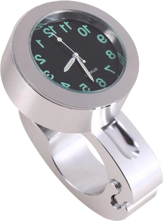 Orologio da Pariometro Universale - Stabilizzatore da Pariometro in Alluminio Billet - Adatto per Cruiser Chopper Custom - 7/8" - Contenuto Richiesto