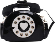 Borsa a Spalla con Retro Design per Telefonino - Borsa con Maniglia di Alta Qualità - Portamonete per Donne