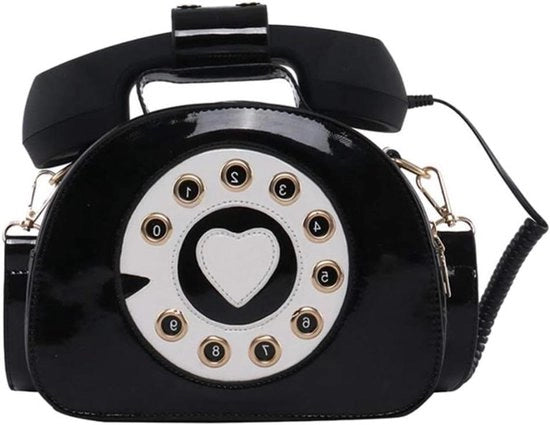 Borsa a Spalla con Retro Design per Telefonino - Borsa con Maniglia di Alta Qualità - Portamonete per Donne