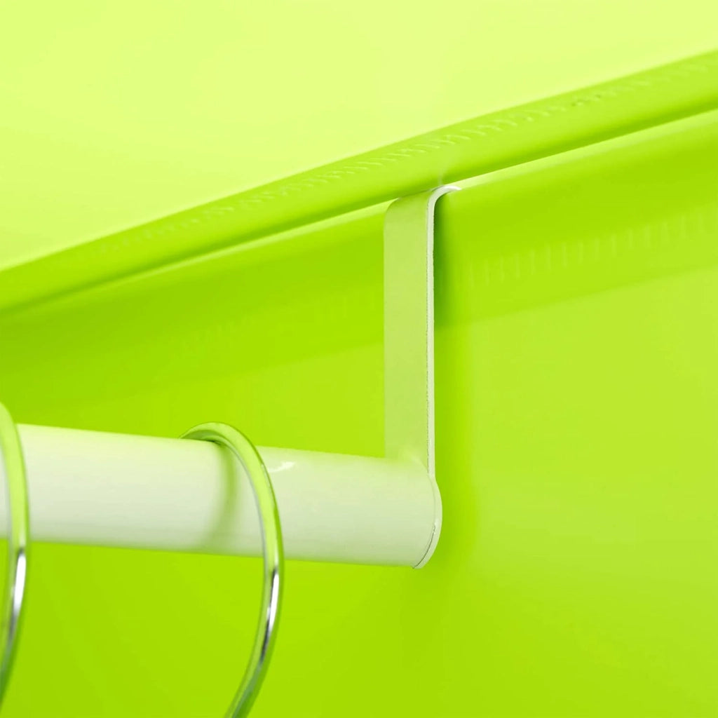 Scaffale portaoggetti per bambini armadietto modulare in plastica con motivo di animali guardaroba verde 13_0001209_3