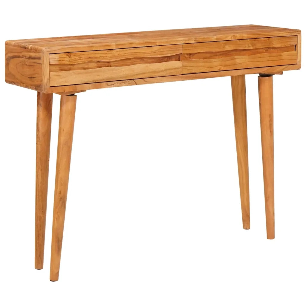Tavolo Consolle | Tavolo d'Ingresso con cassetto Marrone 110 x 30 x 80 cm