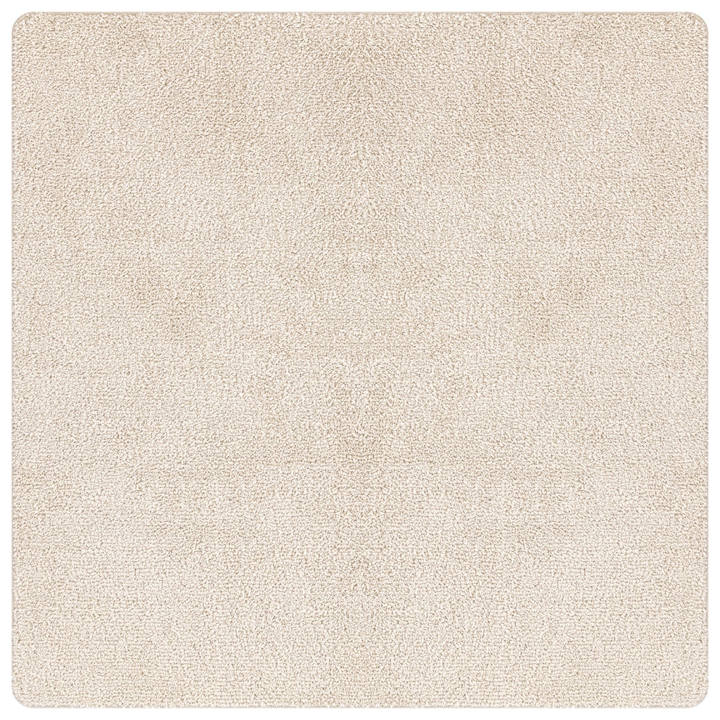 Tappeto Shaggy con fondo in lattice Crema 200x200 cm
