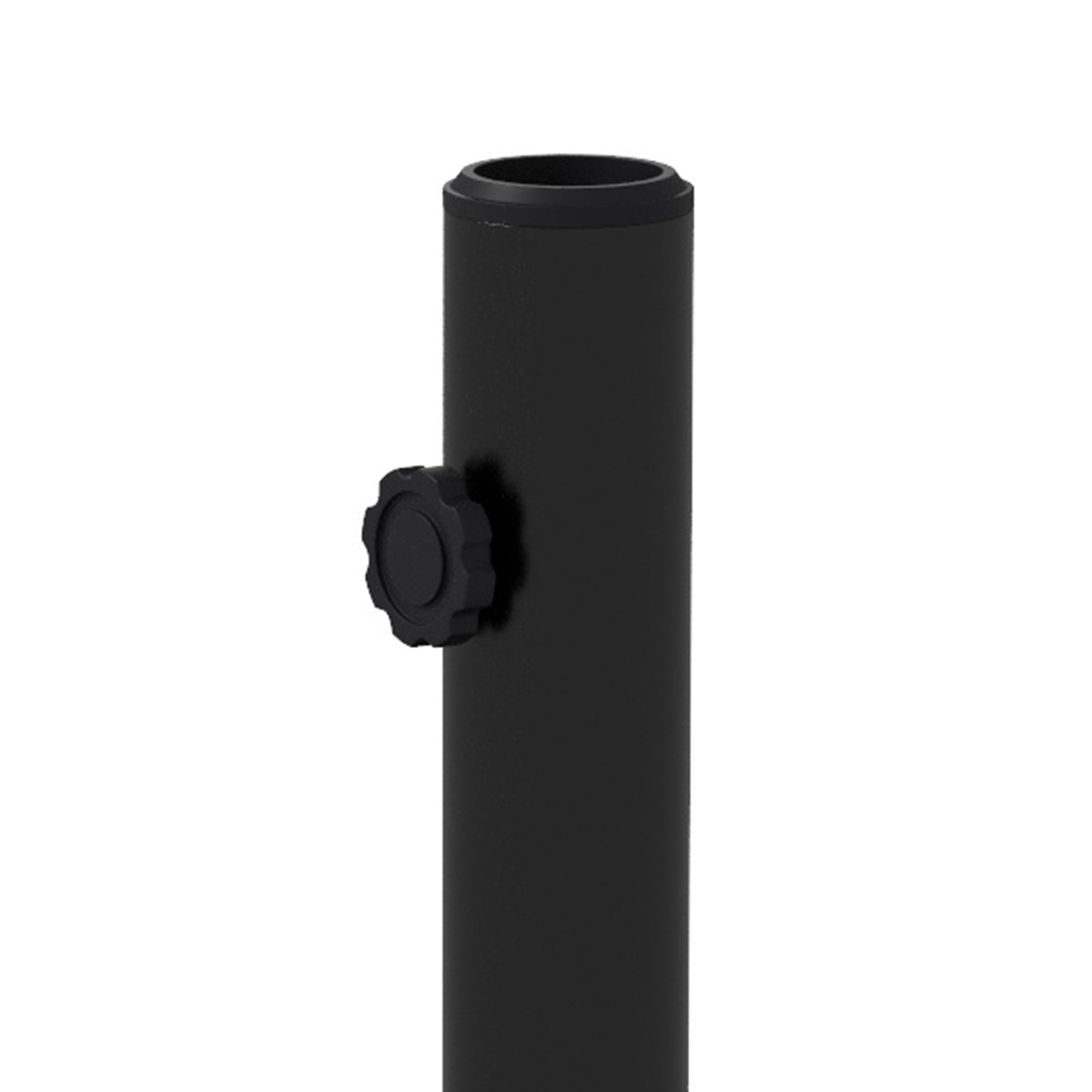 Base per Ombrellone 25kg per Pali da 38-48mm Ø54x46,5 cm in Cemento e Plastica Nero