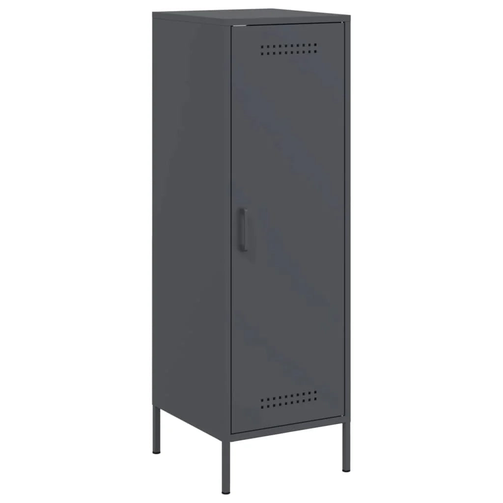 Buffet credenza cassettiera mobiletto mobile contenitore organizer cucina soggiorno salotto alto 36 x 39 x 113 cm acciaio antracite 02_0032200