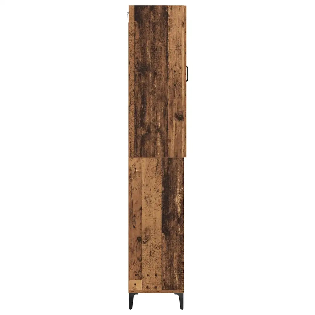 Credenza-Buffet-Armadio da cucina Legno vecchio 69,5 x 34 x 180 cm Legno multistrato 838563