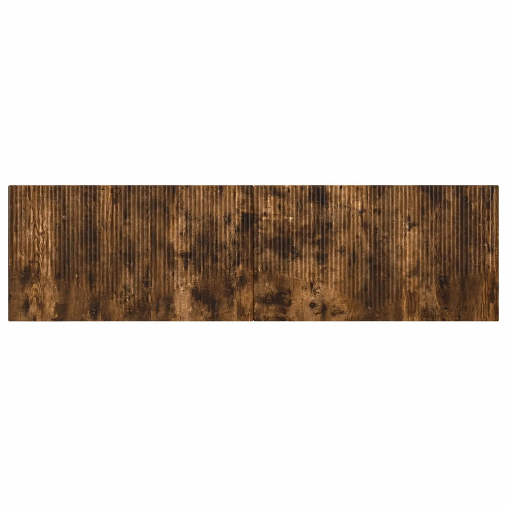 Testiera da Muro HOORN Rovere Fumo Legno ingegnerizzato 897380
