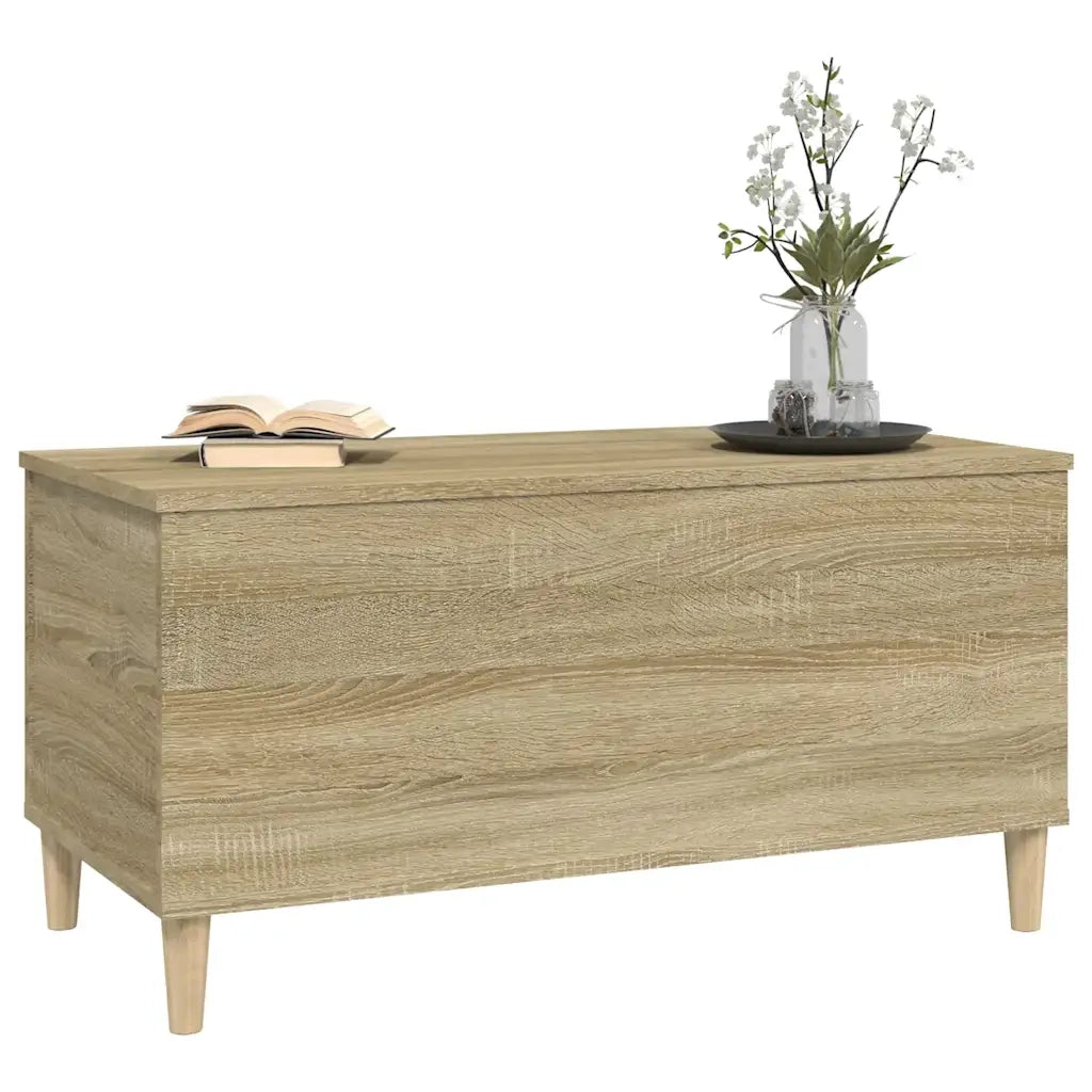 Tavolino Salotto Rovere Sonoma 90x44,5x45 cm Legno Multistrato 819583