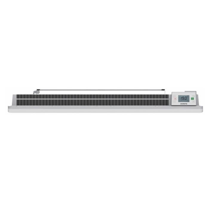 Radiatore elettrico fisso con asciugatura inerzia in ceramica 2000 W Oceanic Ruby - Design Galbed - Bianco - NF