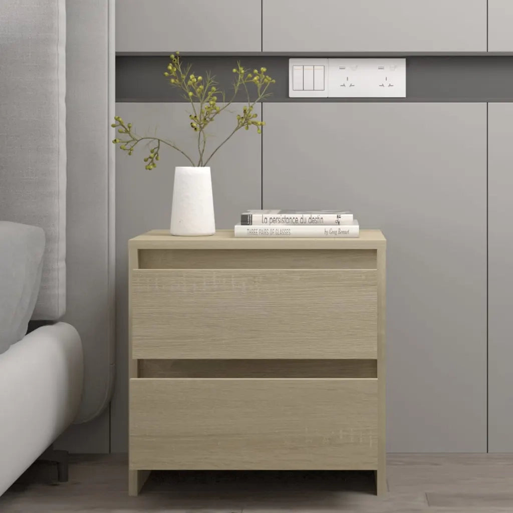 Comodino | Armadio da Notte | Mobiletto da notte Rovere Sonoma 45x34,5x44,5 cm in Truciolato