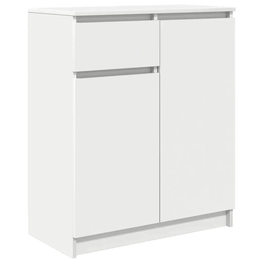 vidaXL Credenza con Cassetto Bianco 71x35x84 cm in Legno Multistrato