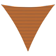 Vela Parasole | Telo Ombra | Vela da ombra solare Arancione e Marrone 6 x 6 x 6 m