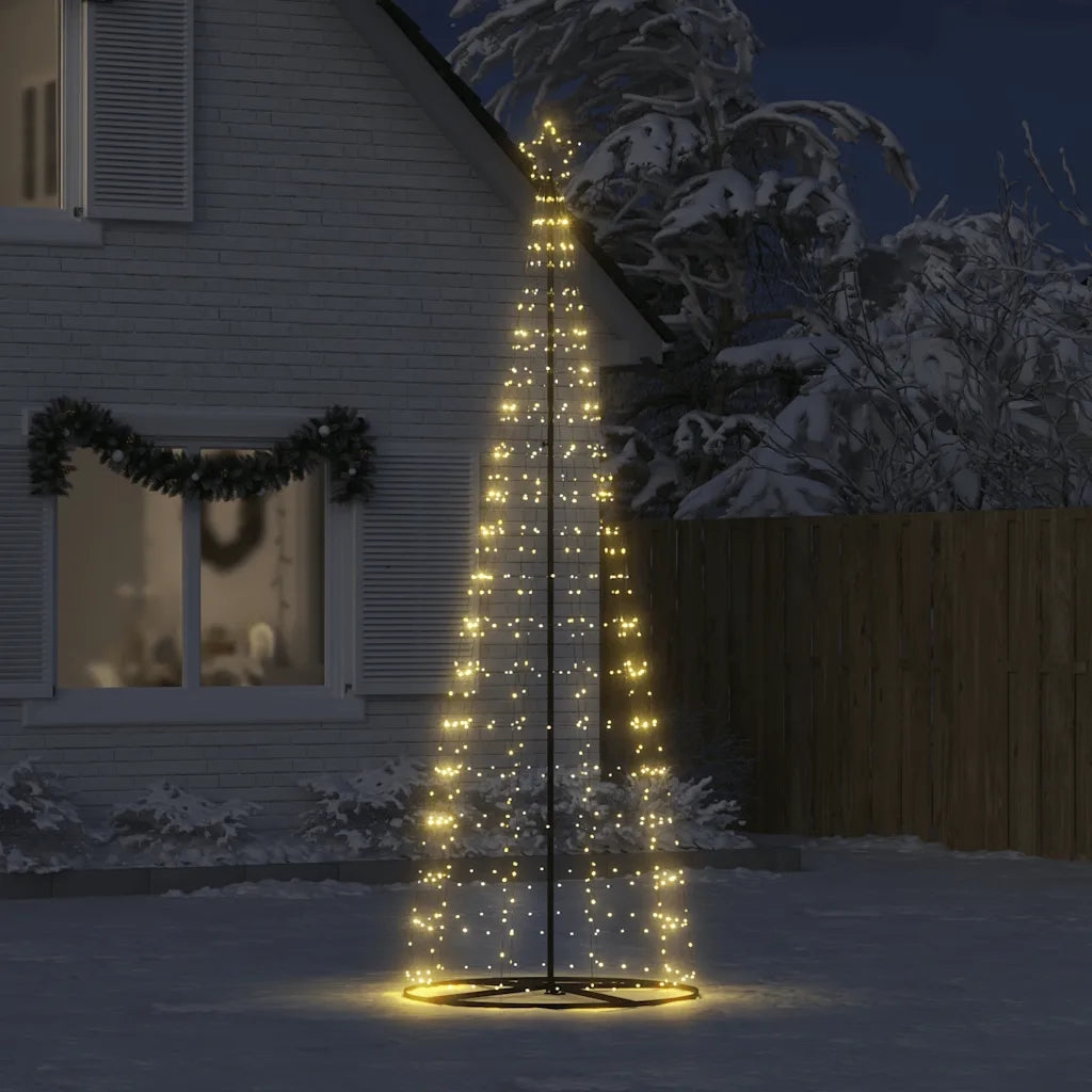 Albero di Natale a LED 550 LED Bianco Caldo 300 cm 4016452