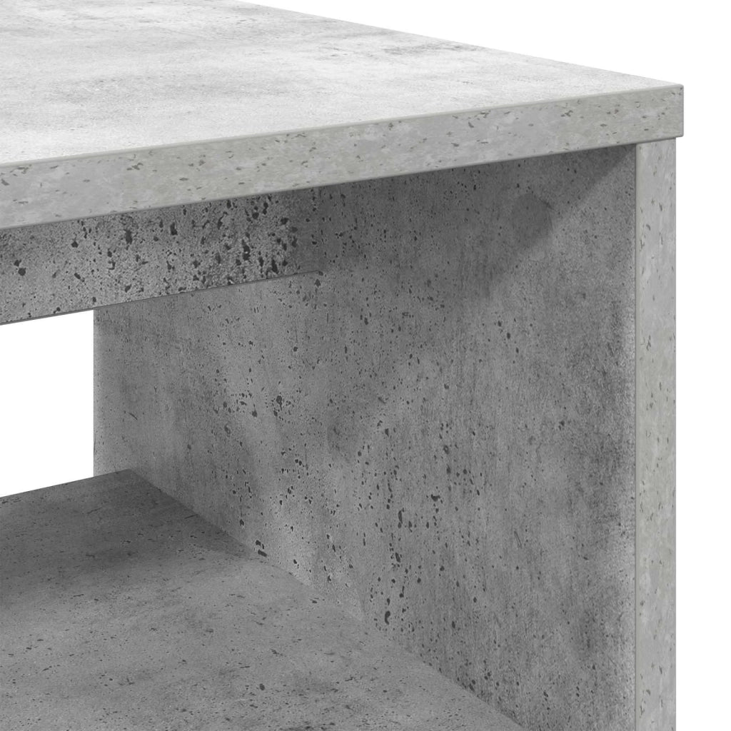 Mobile TV-Credenza per TV Grigio cemento 80 x 35 x 40 cm Legno multistrato