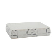 Porta sapone in ceramica Evora SPIRE Bianco-Grigio