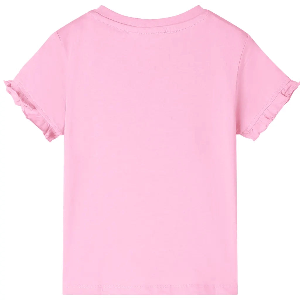 Maglietta da Bambina a Maniche Corte Fucsia 140 10683