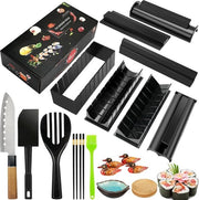 8 forme DIY Sushi - Matrice DIY Sushi 24-in-1 con coltello per sushi - Set per principianti di sushi