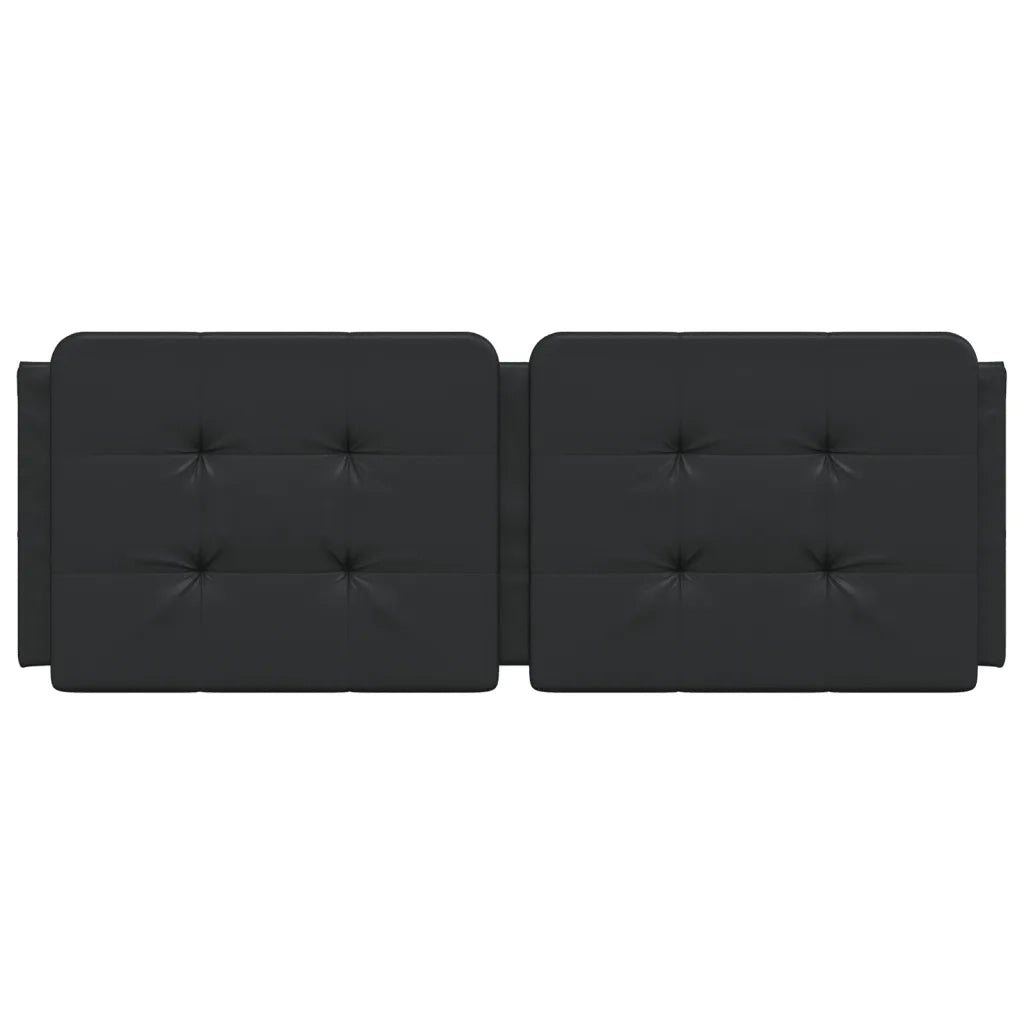 Cuscino Testiera Nero 140 cm in Similpelle