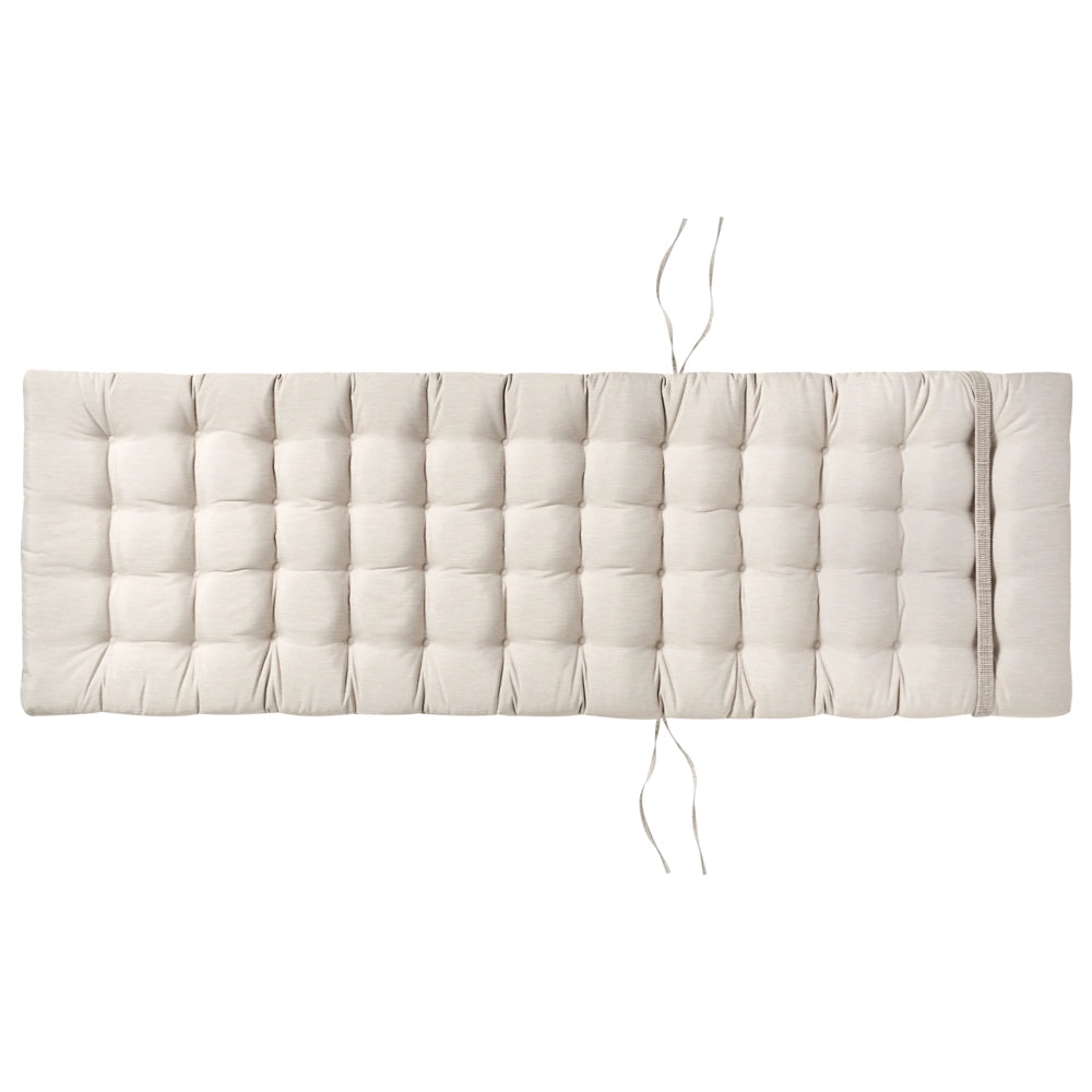 Cuscino per lettino prendisole con poggiatesta per lettino solare Resistente ai raggi UV beige esterno bordo piscina