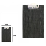 Trade Shop - Tovaglietta Tovagliette All'americana Colazione Cucina 30 X 45 Cm Grigio Scuro 72293 -