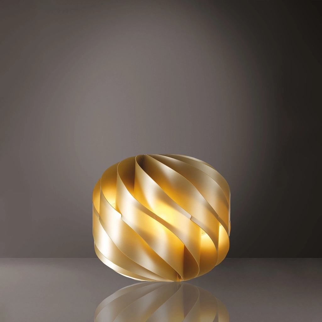 Lampada Da Scrivania-Ufficio Moderna Globe Polilux ® New Gold 1 Luce E27 D40Cm