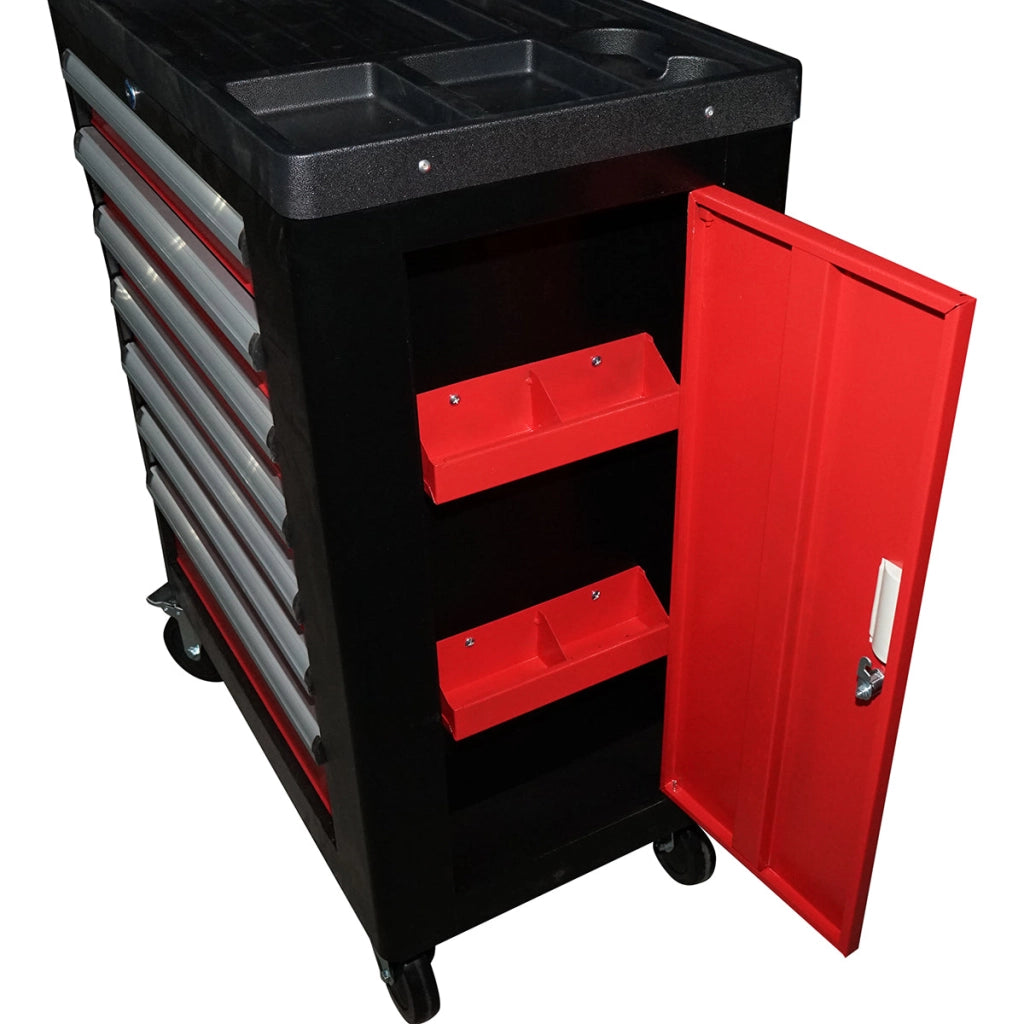 Carrello portautensili in metallo con 7 cassetti, dimensioni 765x460x850