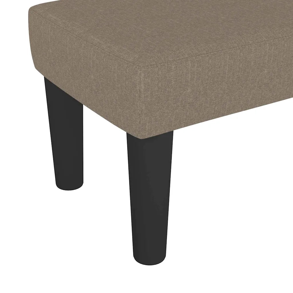 Panca-Sgabello Tortora 70x30x30 cm in Tessuto 890877