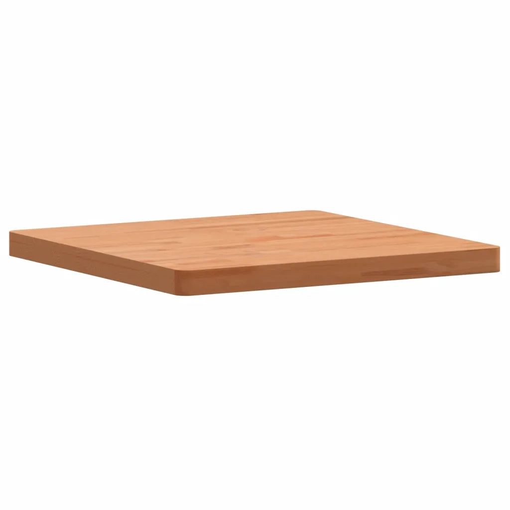 Piano per Tavolo 60x60x4 cm Quadrato Legno Massello di Faggio 355980