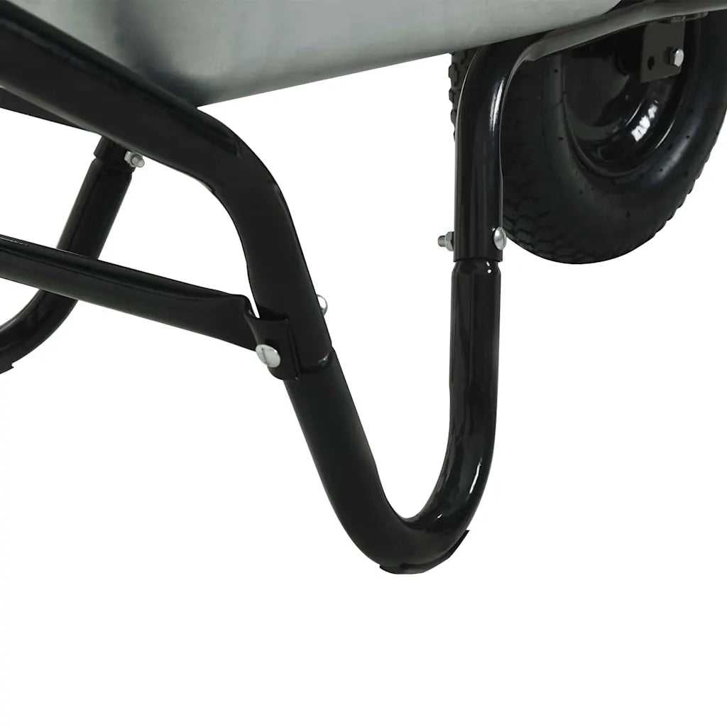 Carriole Argento e Nero 141 x 60 x 57 cm Acciaio CFW3896250
